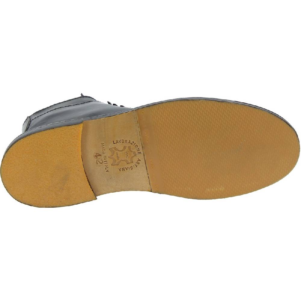 Lartigiano Del Cuoio Stivaletti da donna in pelle nera fatte a mano in Italia Sconto