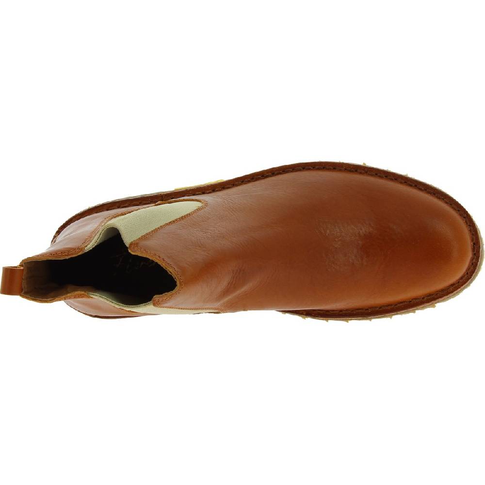 Lartigiano Del Cuoio Stivaletto beatles in pelle marrone e suola Vibram 2025