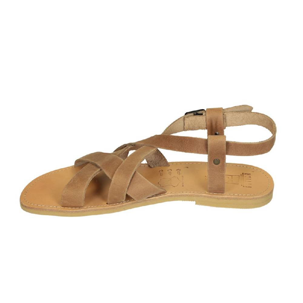 Lartigiano Del Cuoio Sandali infradito da uomo in pelle nabuk nude fatti a mano Saldi