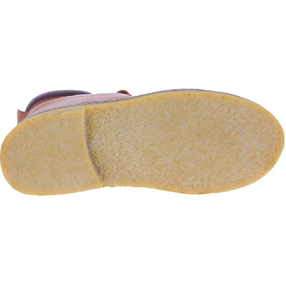 Lartigiano Del Cuoio Stivaletti donna artigianali in pelle marrone conciata al vegetale Nuovo