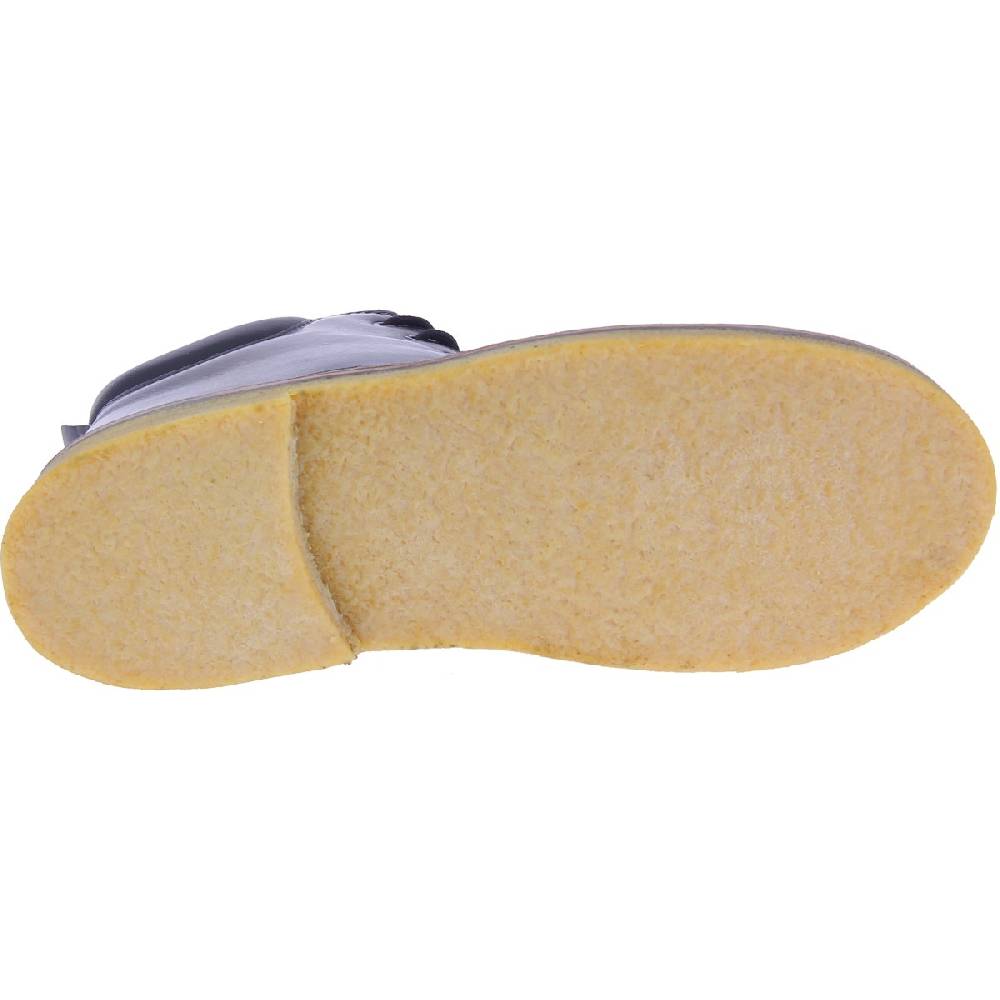 Lartigiano Del Cuoio Stivaletti artigianali in pelle nera conciata al vegetale Vendita