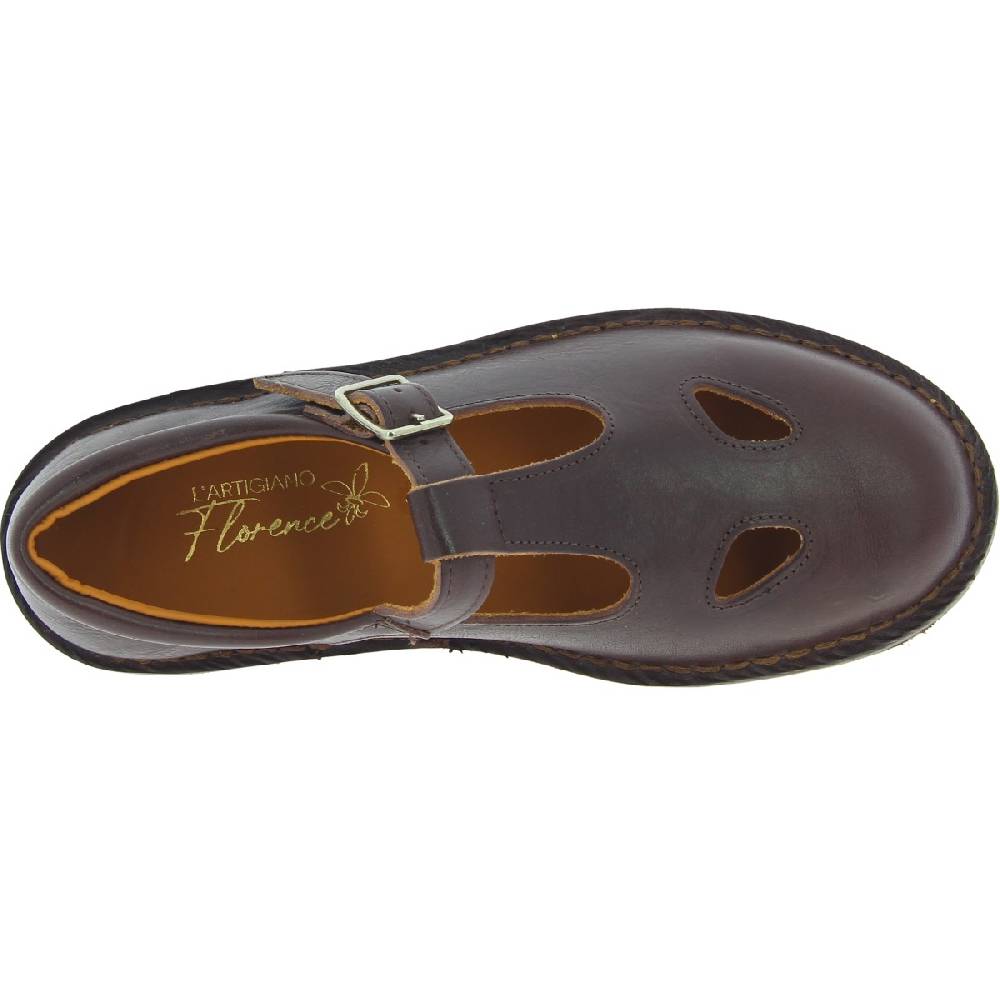 Lartigiano Del Cuoio Scarpe aperte da uomo in pelle marrone scuro fatte a mano in Italia Fino Al -60%