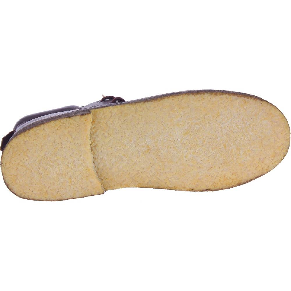 Lartigiano Del Cuoio Stivaletti uomo artigianali in pelle marrone scuro conciata al vegetale Qualità