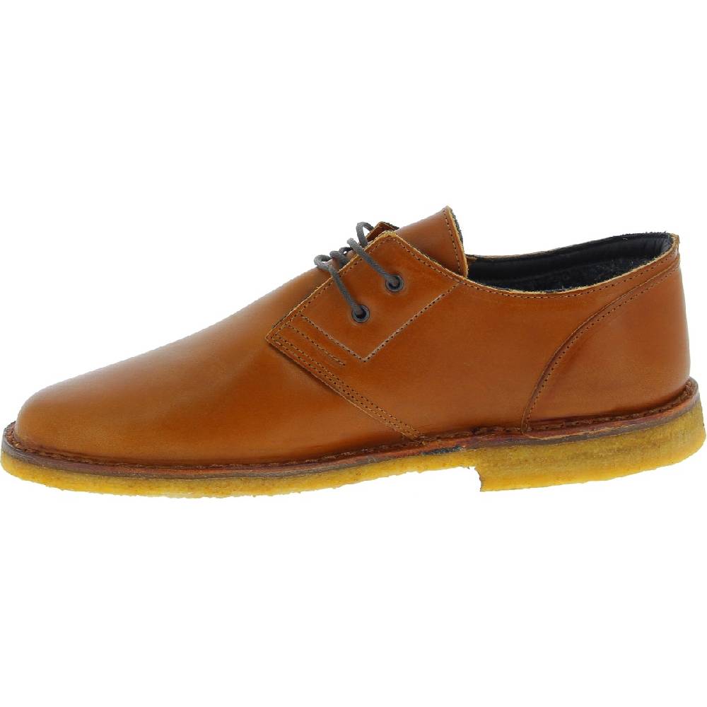 Lartigiano Del Cuoio Scarpe basse da uomo in pelle marrone con fodera invernale Offerta