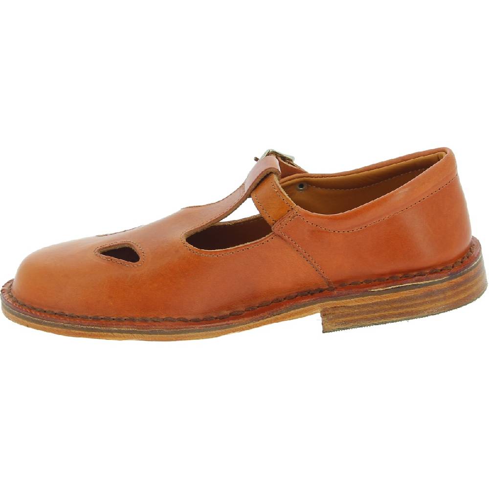 Lartigiano Del Cuoio Scarpe "occhi di bue" da donna in pelle marrone fatte a mano in Italia Spedizione Gratuita
