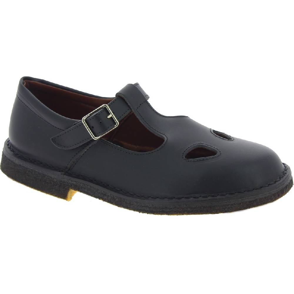 Lartigiano Del Cuoio Scarpe occhietti da donna in pelle nera fatte a mano in Italia Vendita