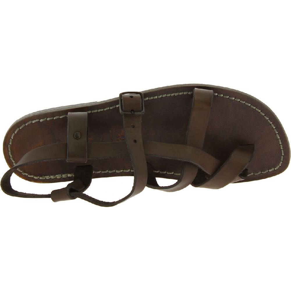 Lartigiano Del Cuoio Sandali uomo in cuoio artigianali in pelle color fango Moda