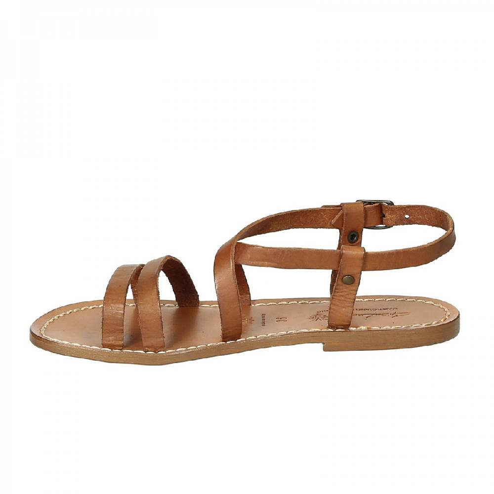 Lartigiano Del Cuoio Sandali donna in cuoio fatti a mano Shopping Online