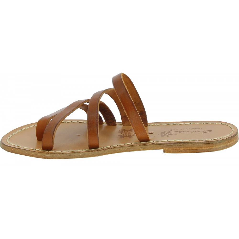 Lartigiano Del Cuoio Ciabatte infradito donna in pelle e cuoio artigianali Moda