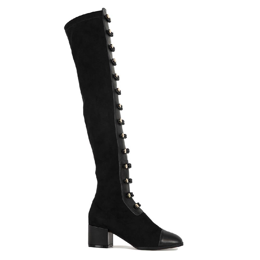 Le Dangerouge Ginevra Tall Black Chain Vendite Flash