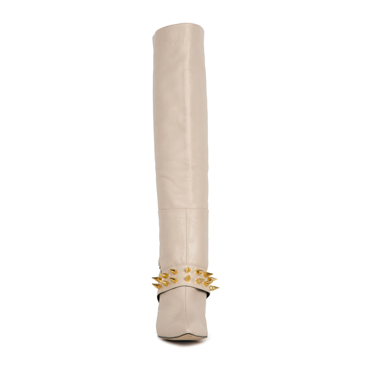 Le Dangerouge Meg Beige Studs In Linea