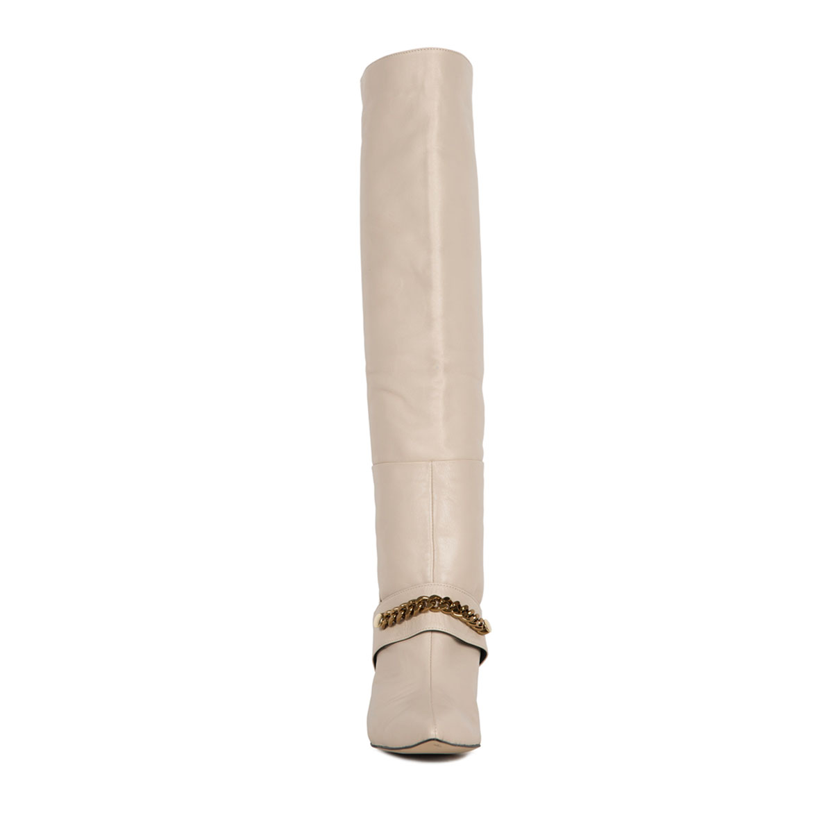 Le Dangerouge Meg Beige Chain Nuovo