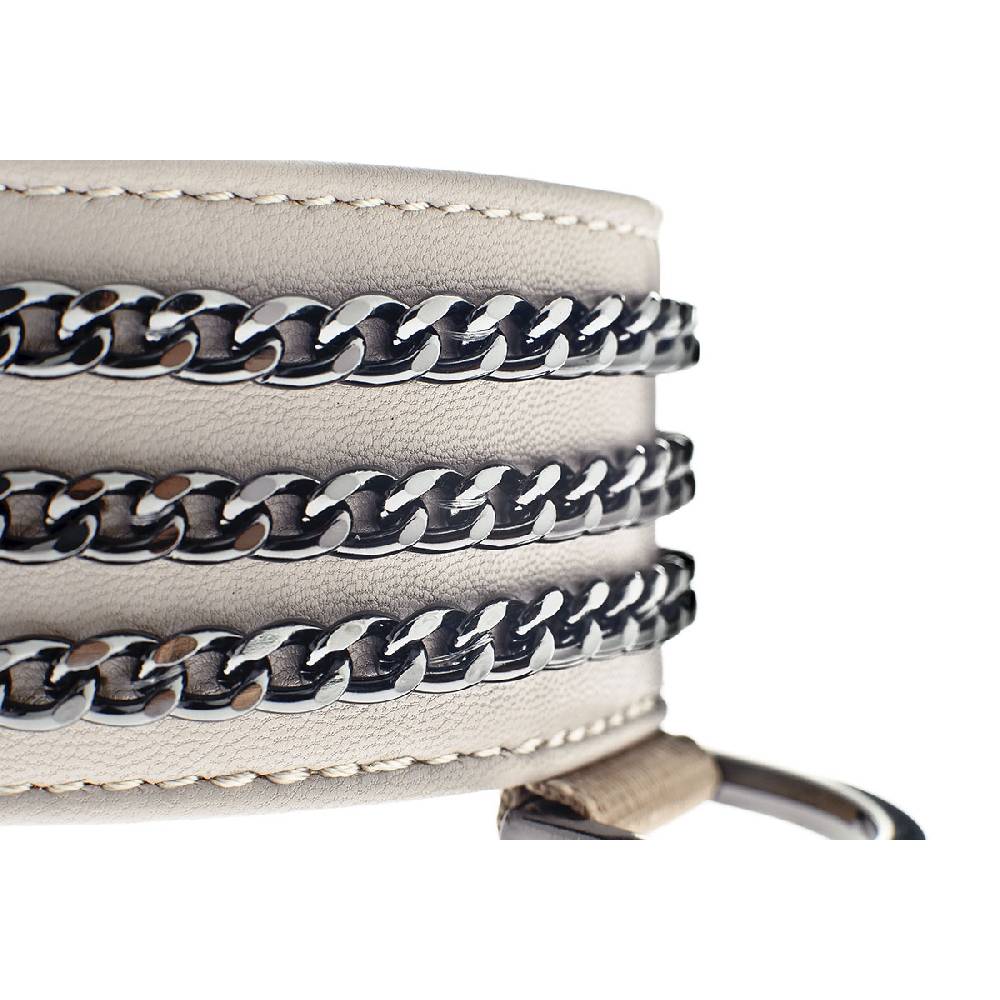 Le Dangerouge Big dog collar beige In Vendita