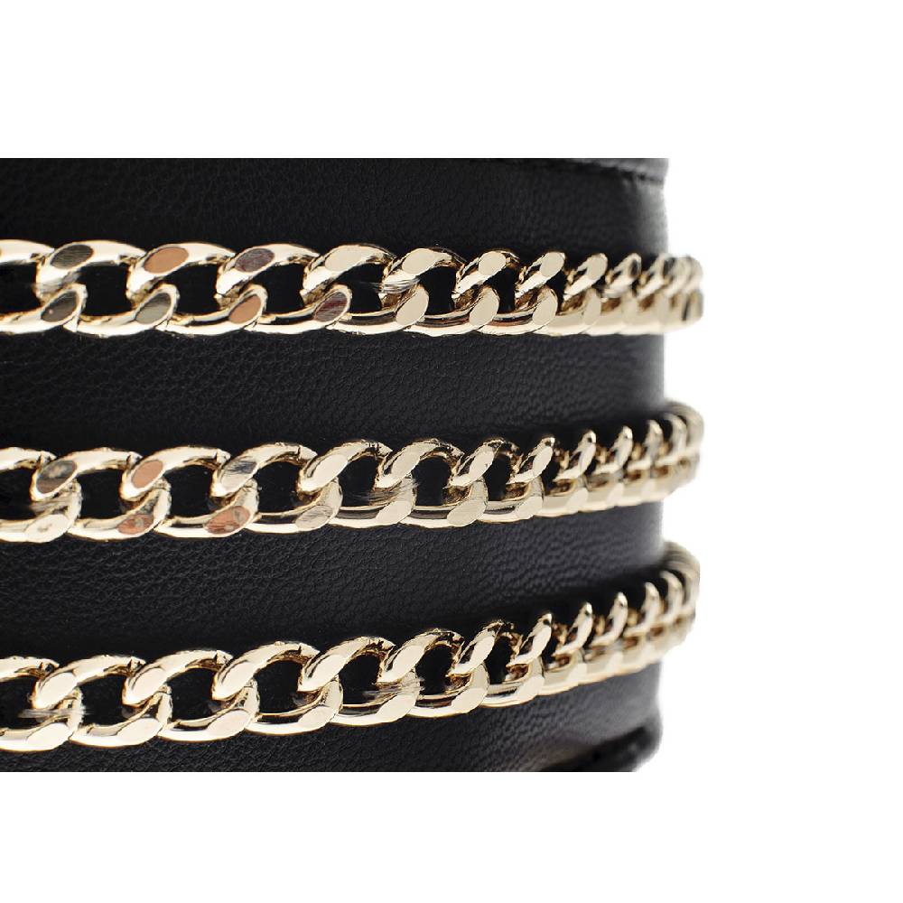 Le Dangerouge Big dog collar black Saldi