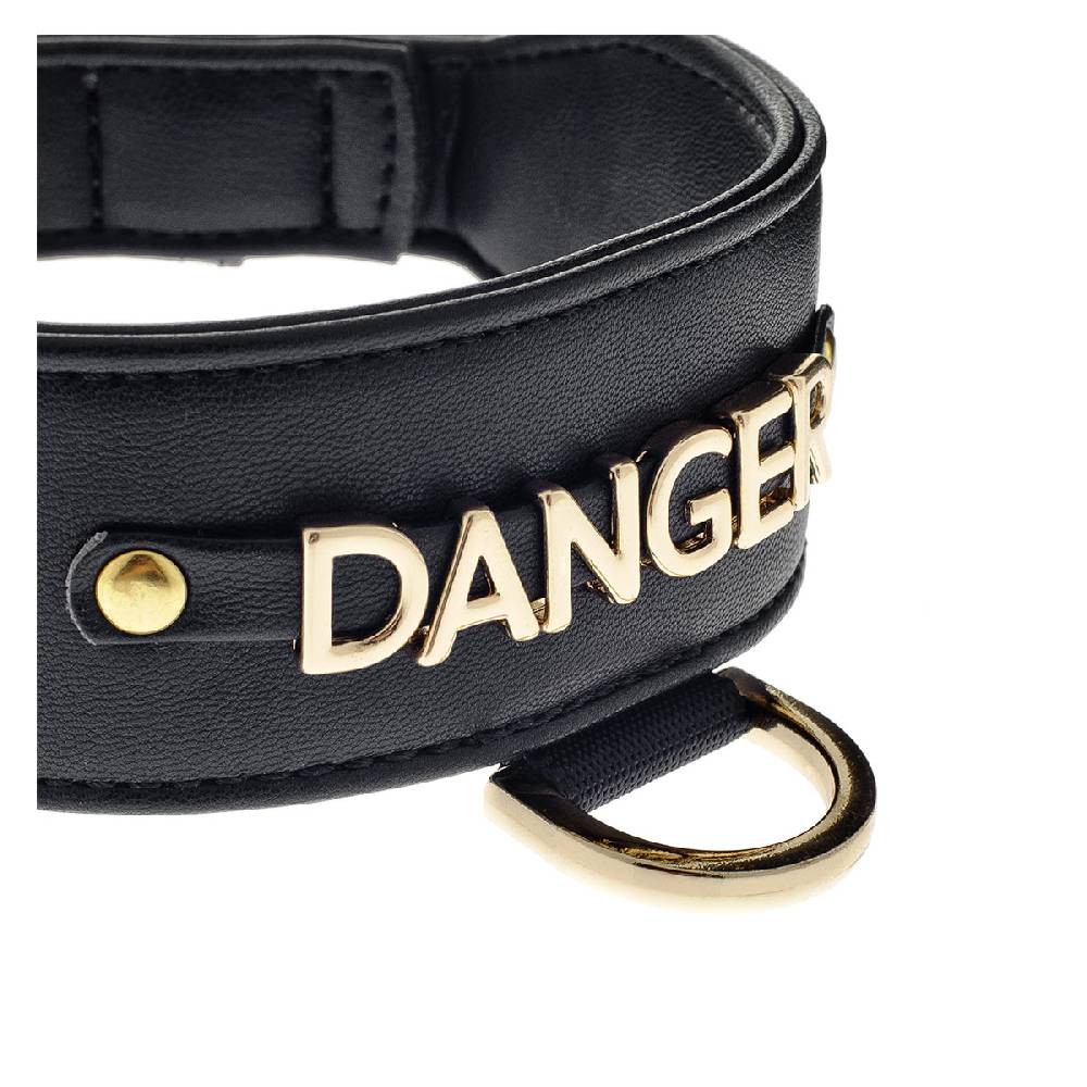 Le Dangerouge Danger big dog collar Vendita Calda