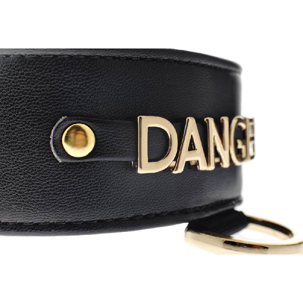 Le Dangerouge Danger big dog collar Vendita Calda