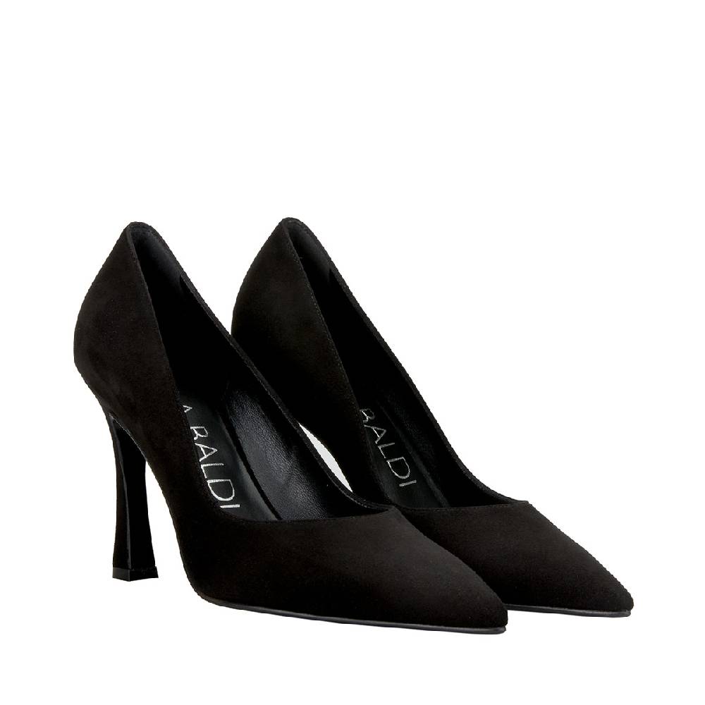 Lella Baldi Pump Suede Black Sconto