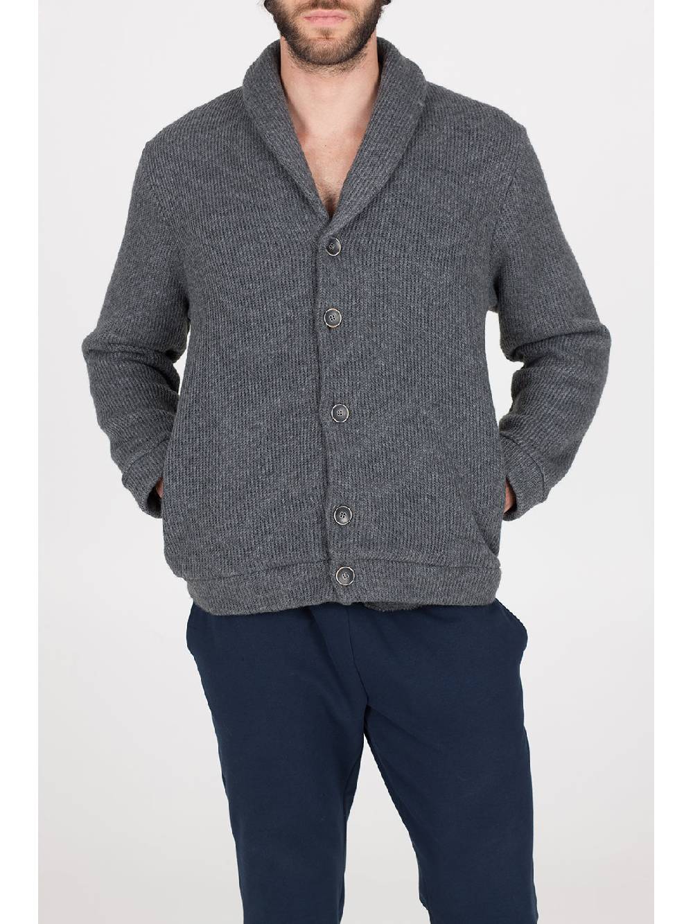 Julipet Cardigan in maglia di misto lana Saldi Di Fabbrica