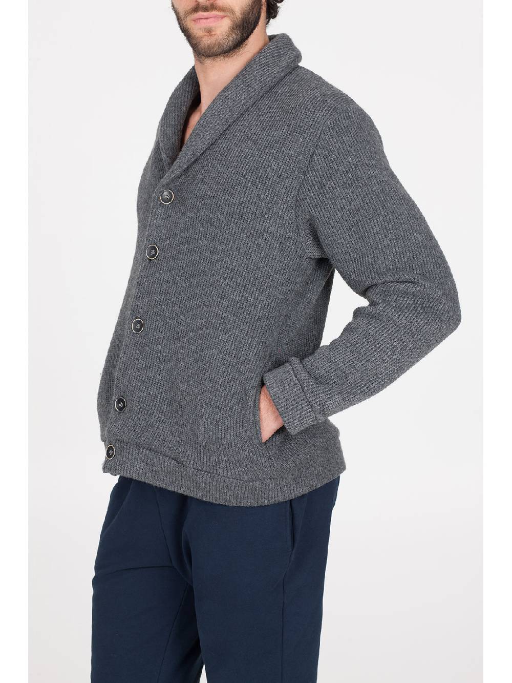 Julipet Cardigan in maglia di misto lana Saldi Di Fabbrica