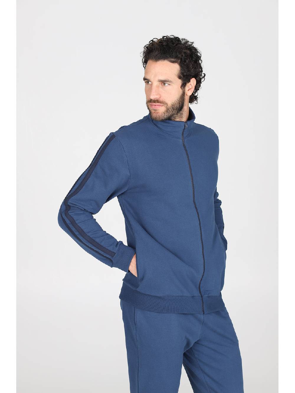 Julipet tuta in morbida felpa con zip Italia