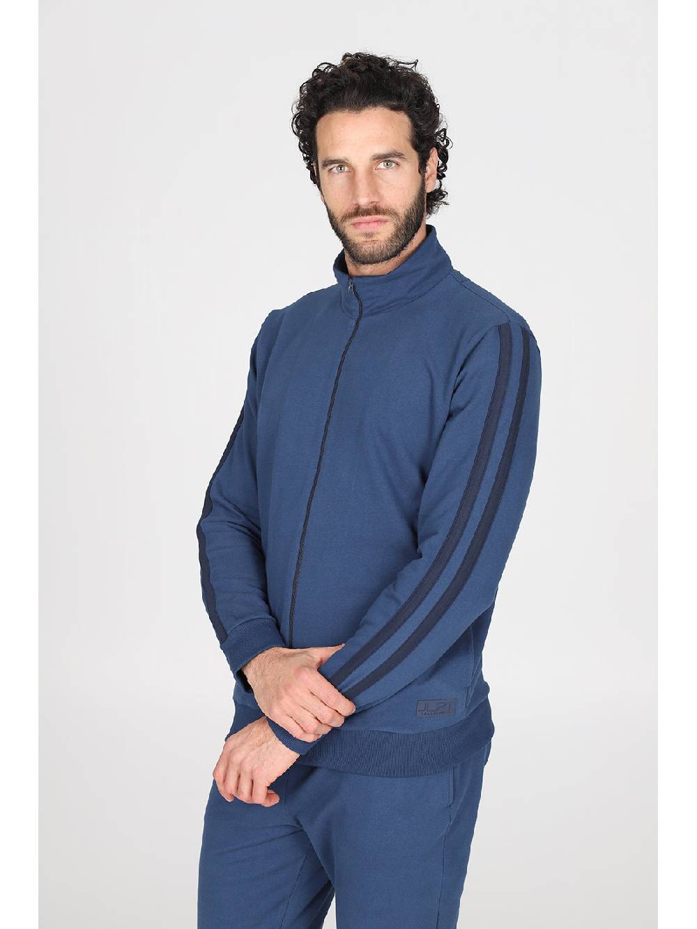 Julipet tuta in morbida felpa con zip Italia
