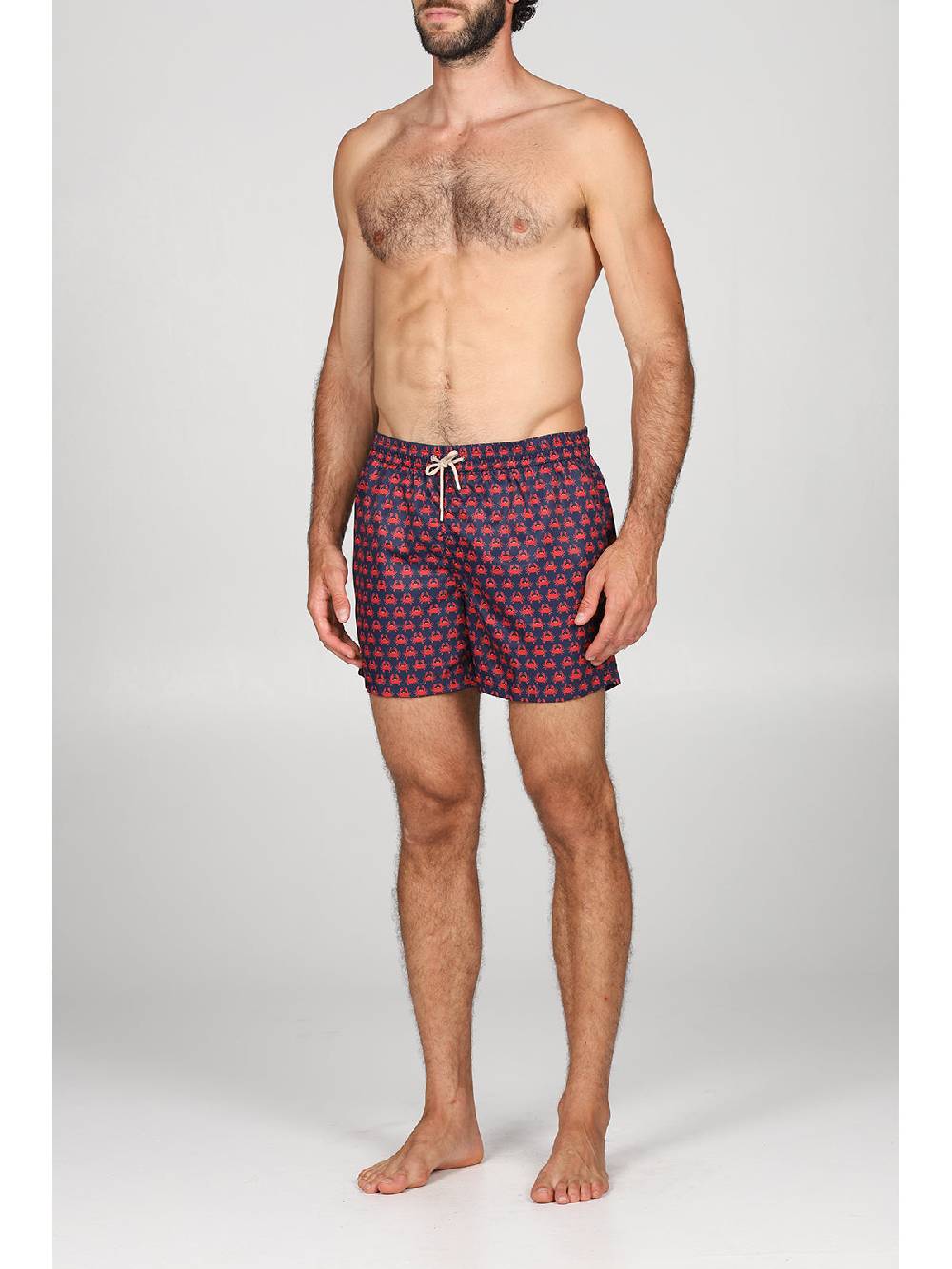 Julipet Boxer mare in leggera tela di microfibra, con disegno ad alta definizione "granchio" Shopping online