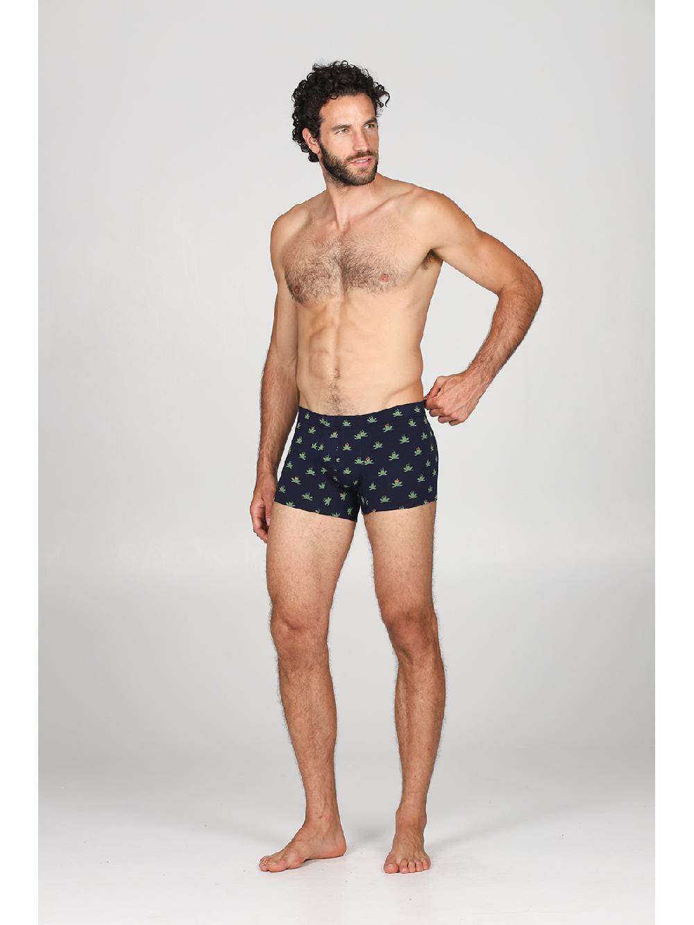 Julipet Boxer comfort in cotone bielastico fantasia "rana" Promozione