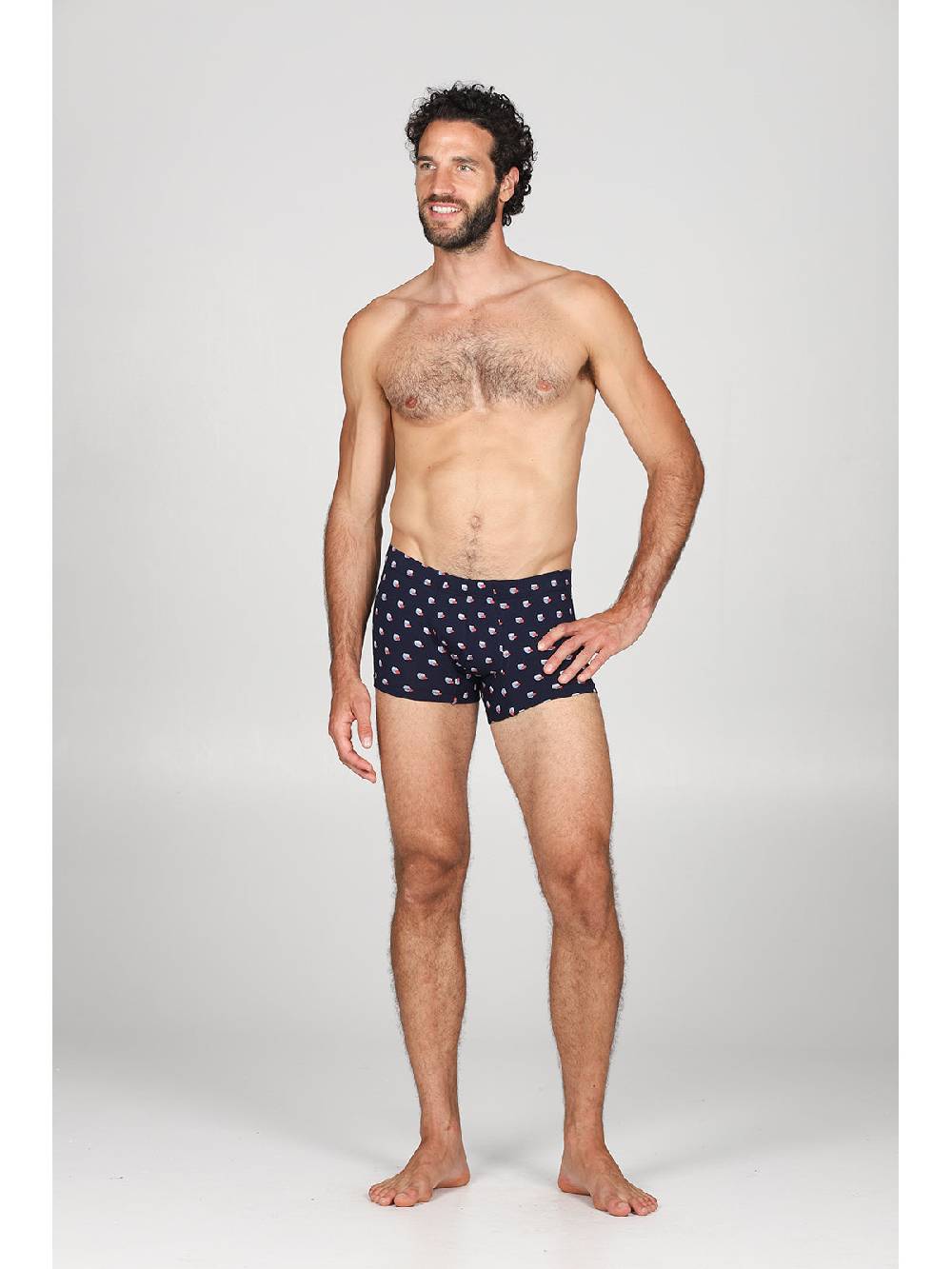 Julipet Boxer comfort in cotone bielastico, disegni "pesci" Spedizione Gratuita
