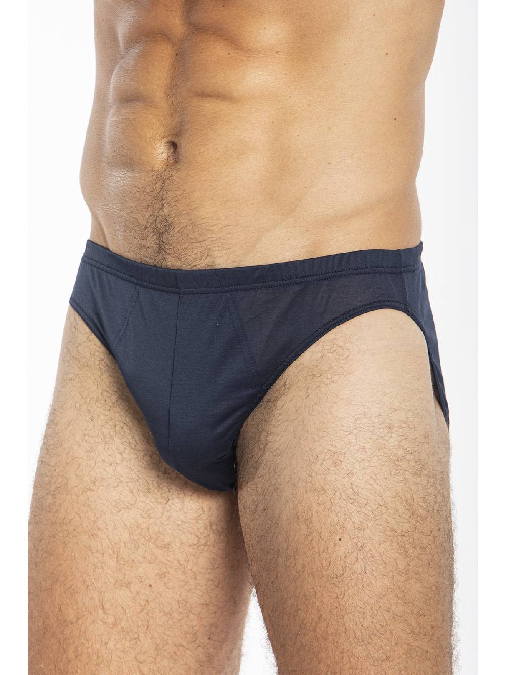Julipet Slip blu in jersey di puro cotone mercerizzato e gasato Hotsell