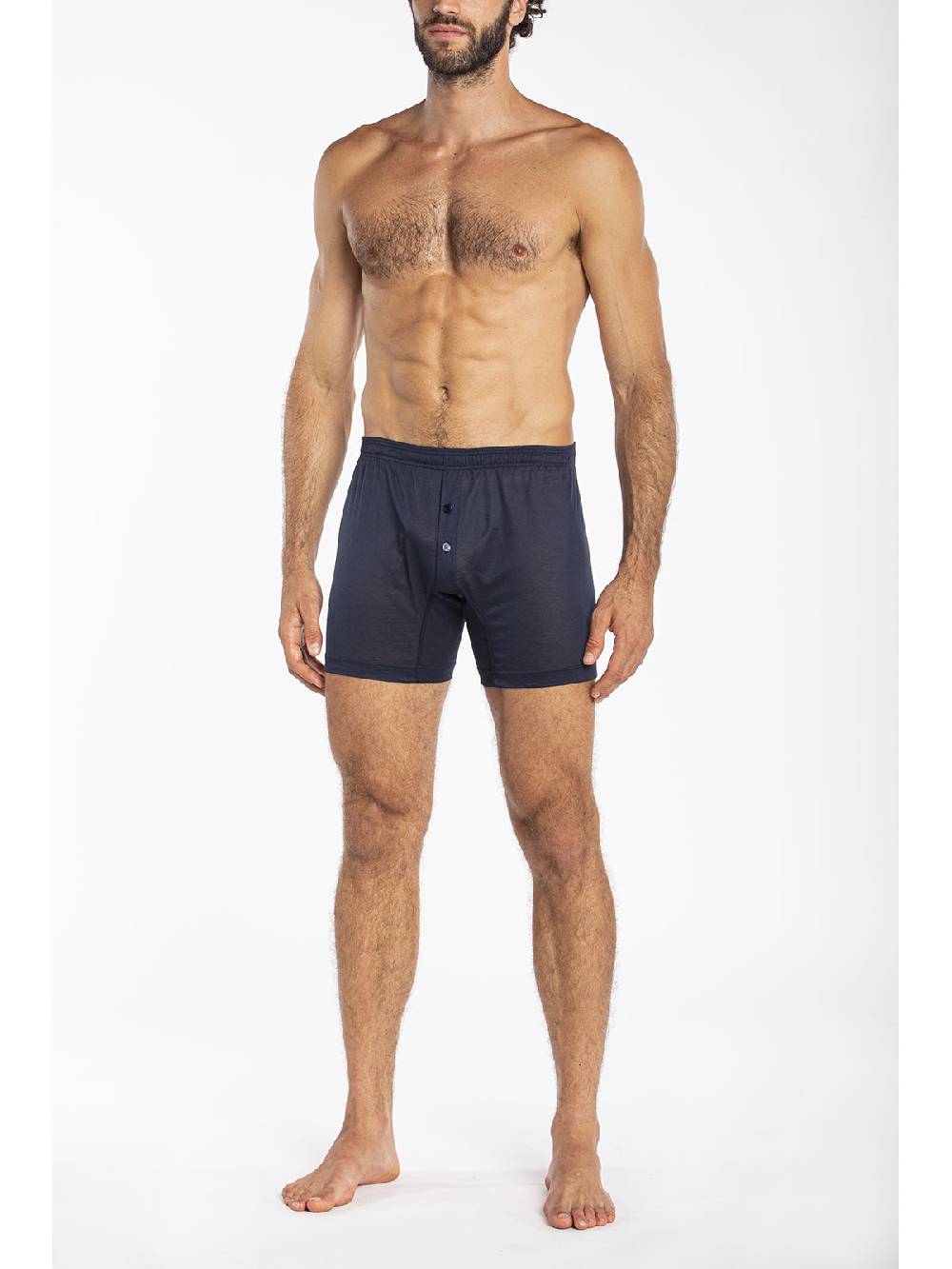 Julipet Boxer blu in jersey di puro cotone mercerizzato e gasato Convenienza