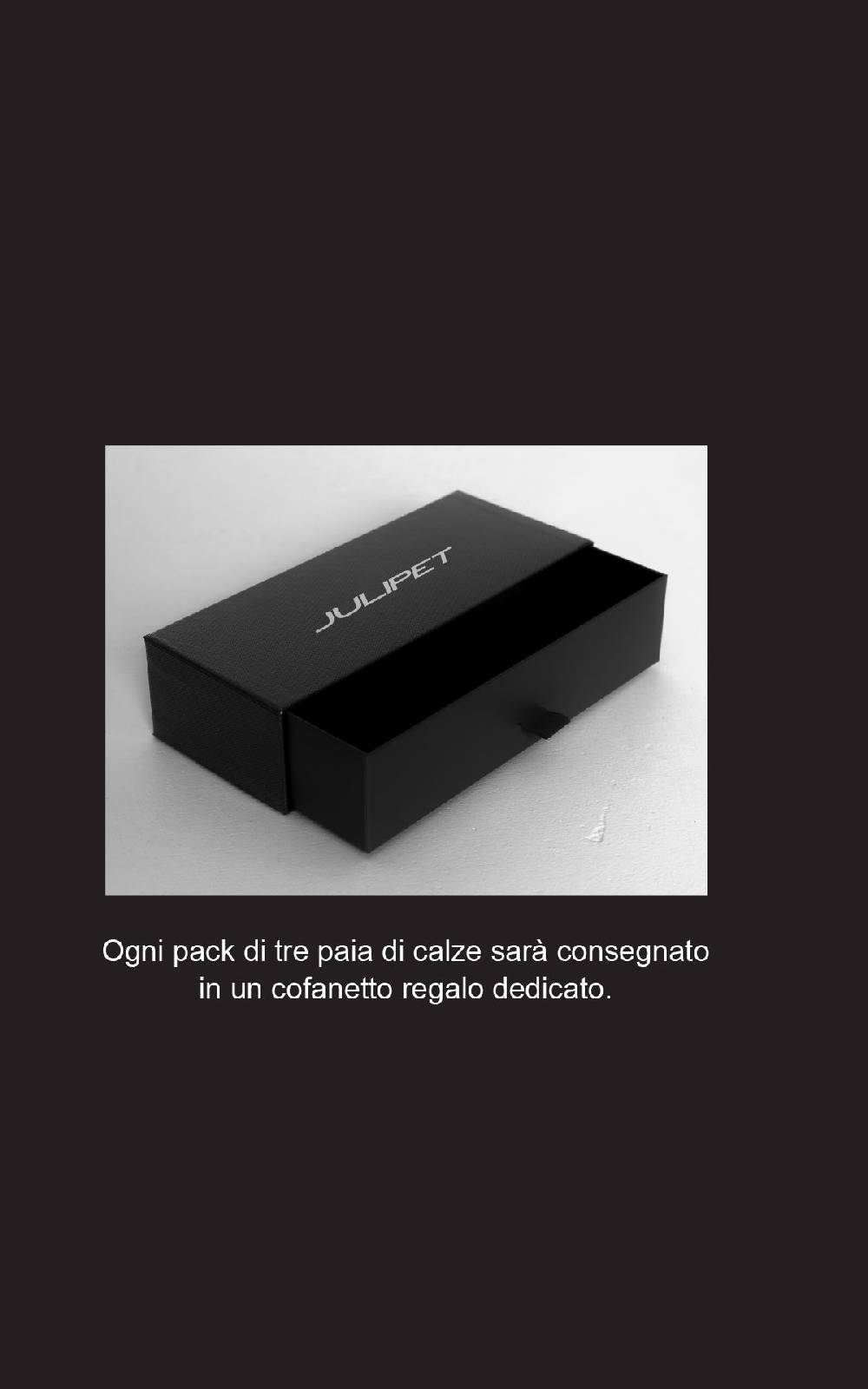 Julipet Calze sottoginocchio tripack in cofanetto regalo Saldi Di Fabbrica