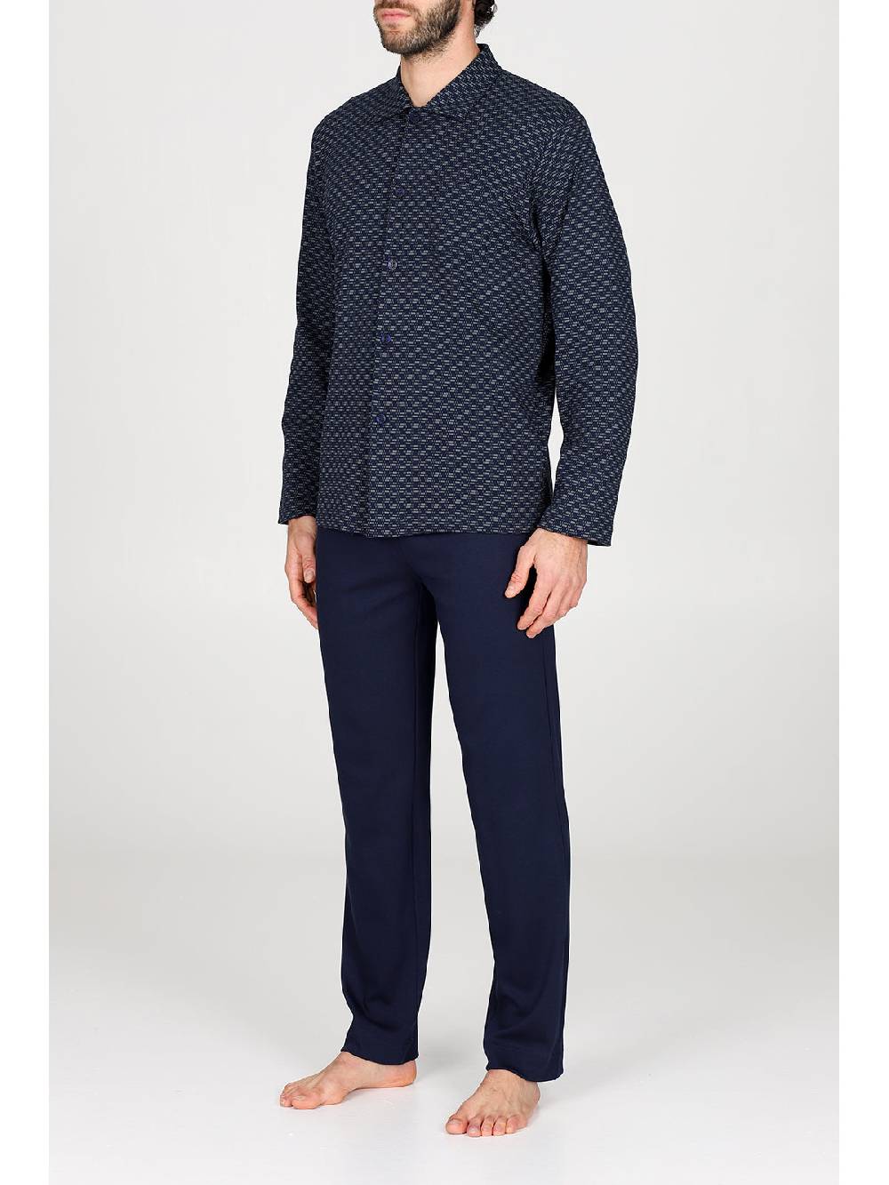 Julipet Pigiama cardigan in caldo interlock di puro cotone Acquista Ora