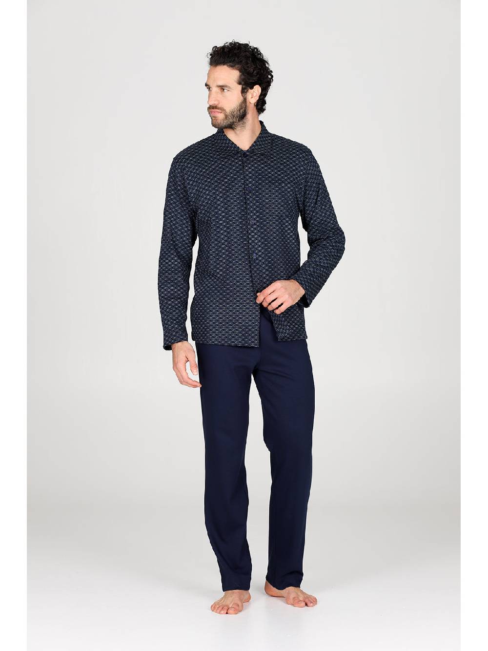 Julipet Pigiama cardigan in caldo interlock di puro cotone Acquista Ora