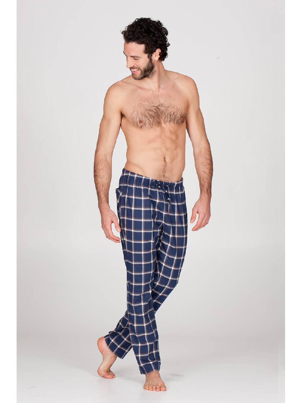 Julipet Pantalone in calda flanella di puro cotone Consegna Veloce