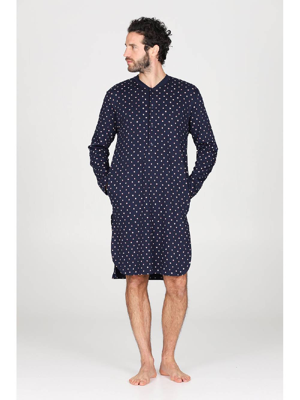 Julipet Camicia da notte in caldo interlock di puro cotone Prezzo Ridotto