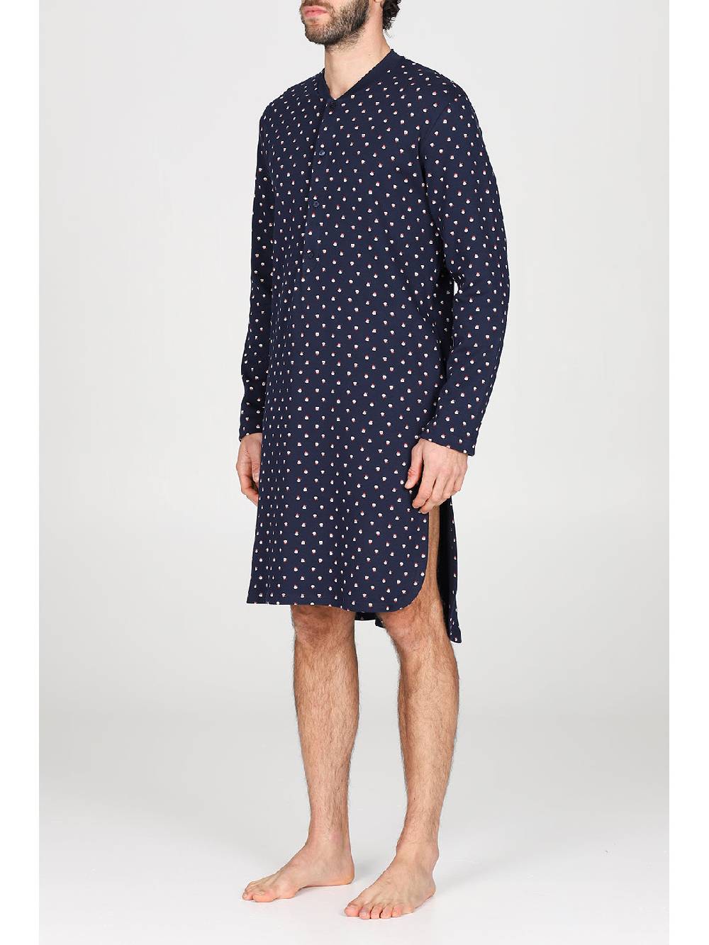 Julipet Camicia da notte in caldo interlock di puro cotone Prezzo Ridotto