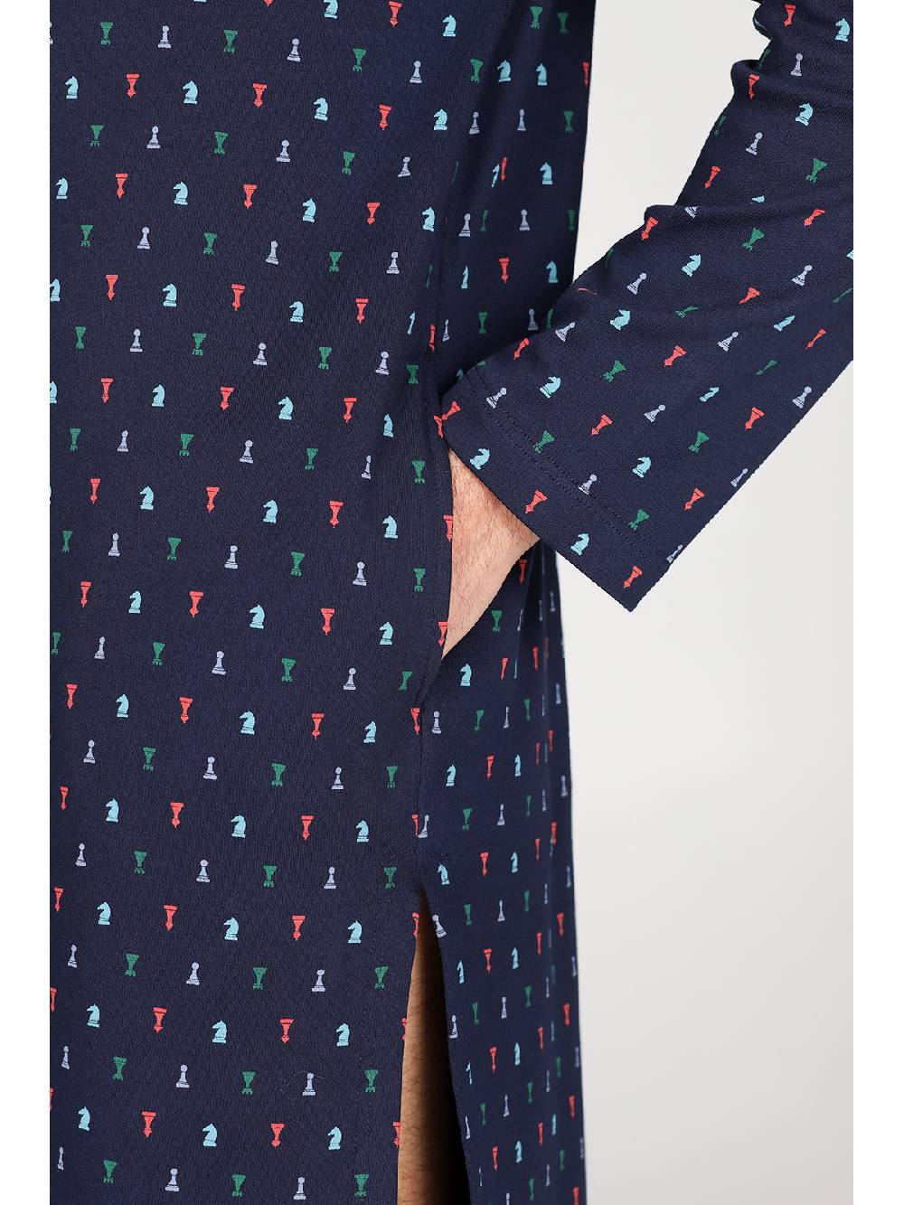 Julipet Camicia da notte in caldo interlock di puro cotone Sottocosto