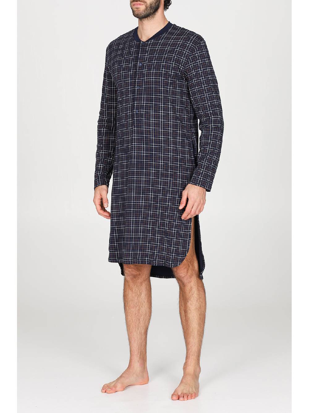 Julipet Camicia da notte in caldo interlock di puro cotone Convenienza