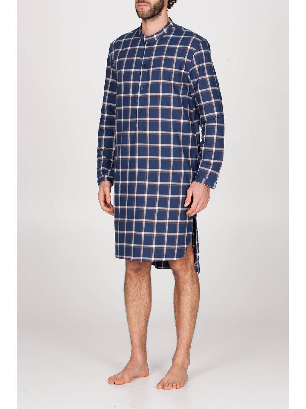 Julipet Camicia da notte in calda flanella di puro cotone Vendite Flash