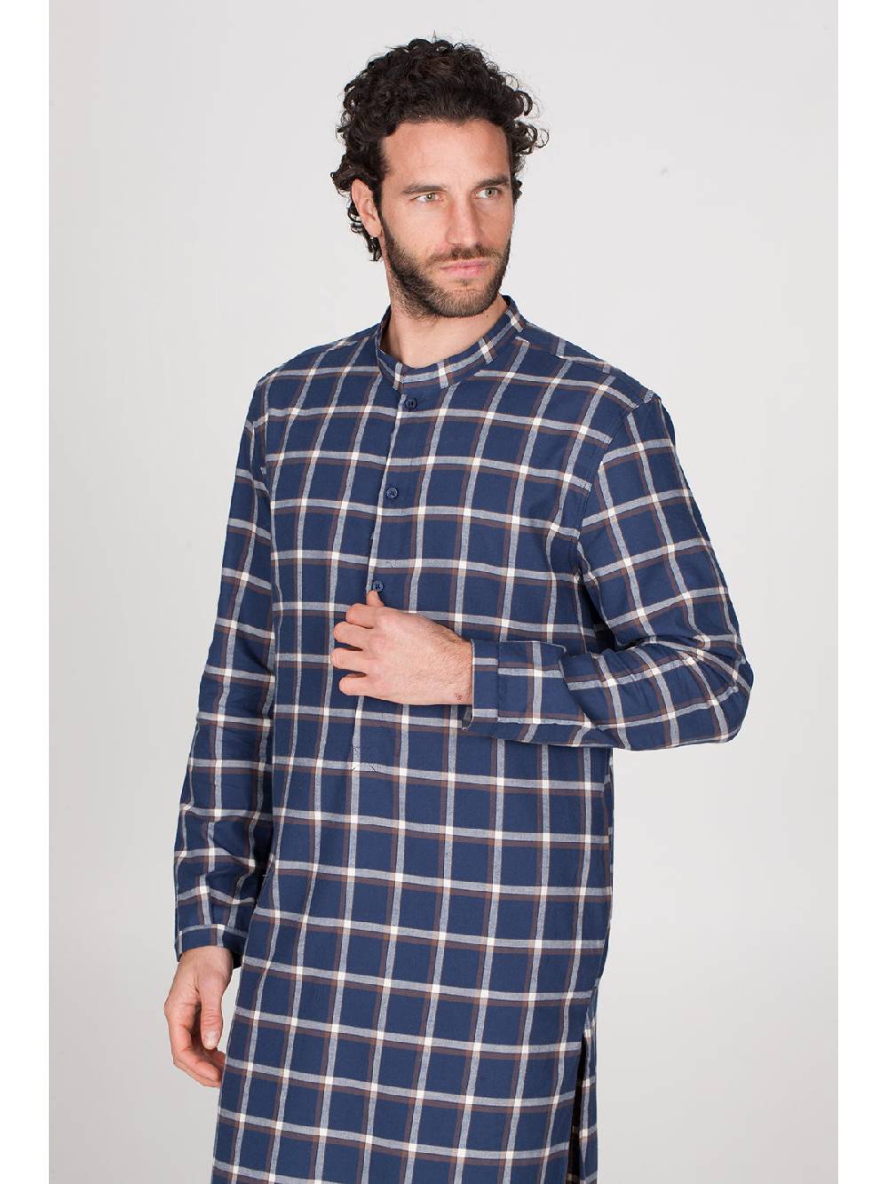 Julipet Camicia da notte in calda flanella di puro cotone Vendite Flash