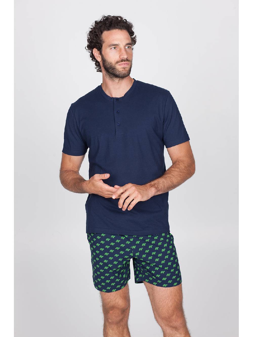 Julipet Pigiama corto artist edition in leggero jersey di puro cotone Promozione