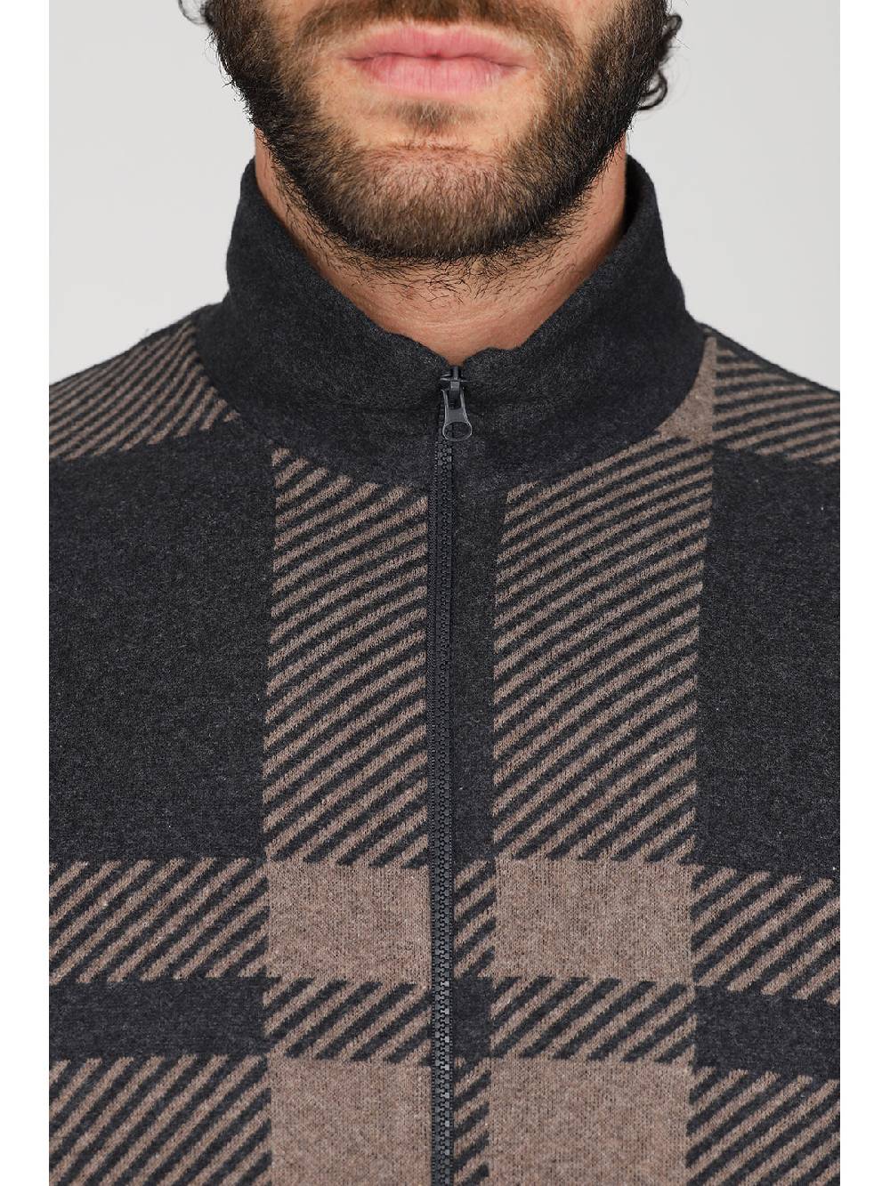 Julipet Pigiama con zip in confortevole jacquard di cotone Pezzi Unici