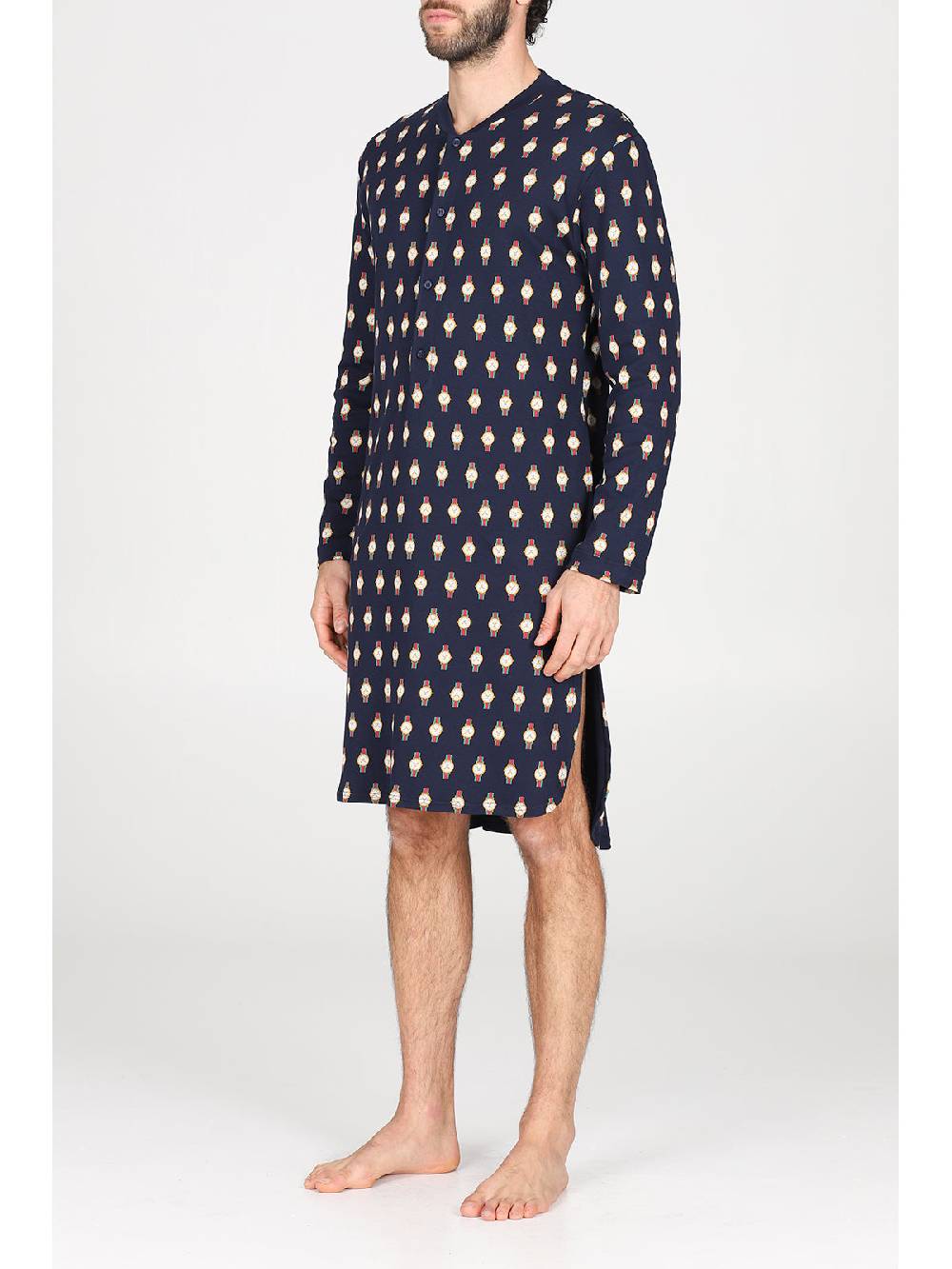 Julipet Camicia da notte Artist Edition, in caldo interlock di puro cotone Shopping Online