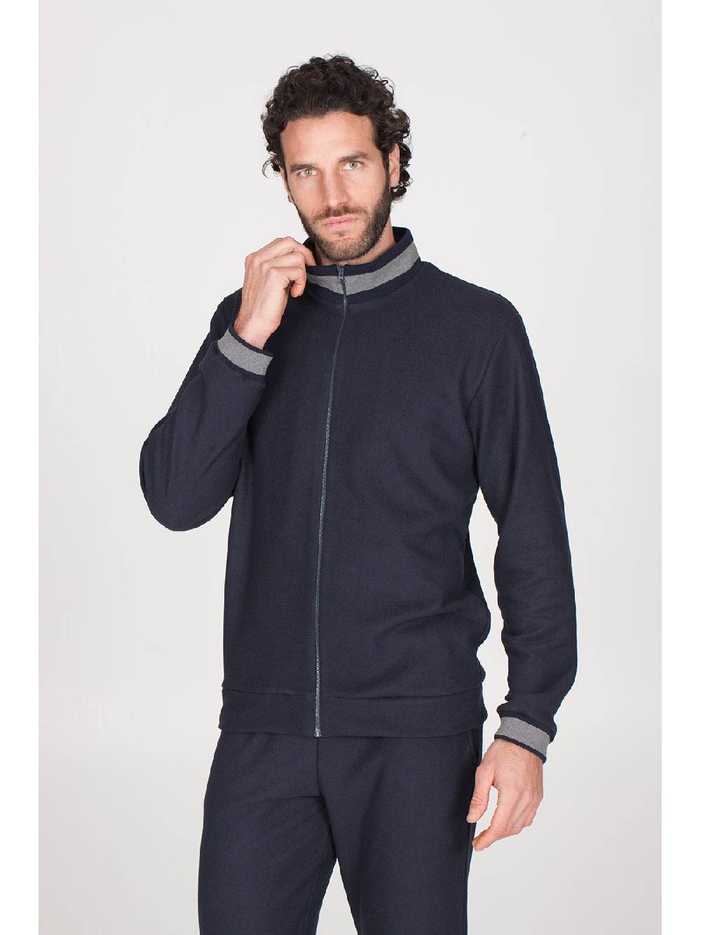 Julipet Tuta con zip in confortevole jacquard punto Milano Offerta migliore