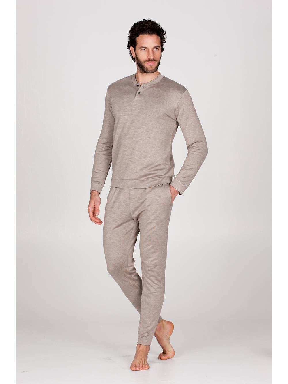 Julipet Pigiama in double jersey seta e cotone Economico