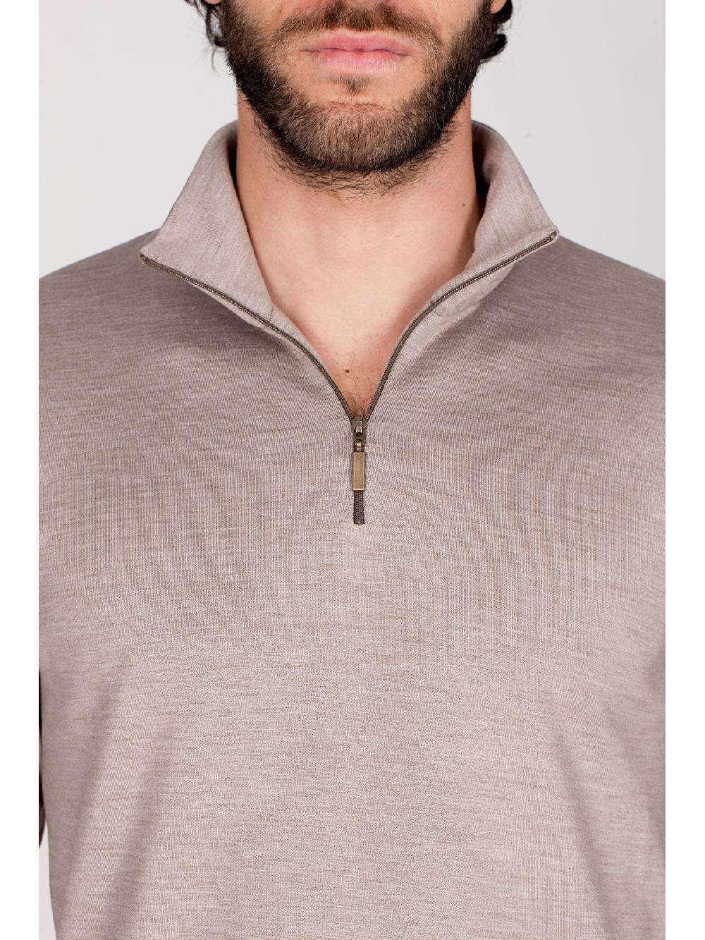 Julipet Pigiama con zip in double jersey seta e cotone Outlet