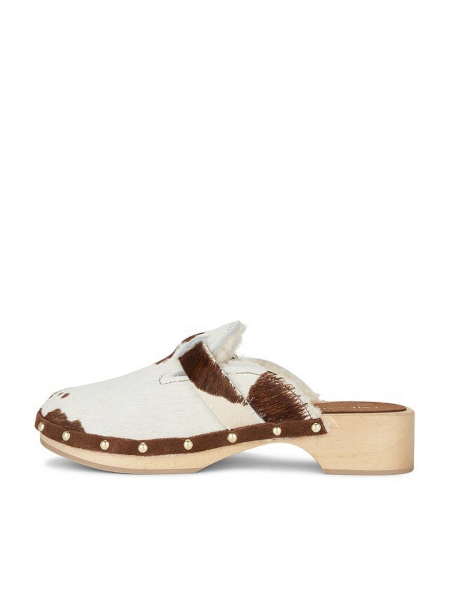 Kate Cate ALLEGRA CLOGS PONY COW In Linea