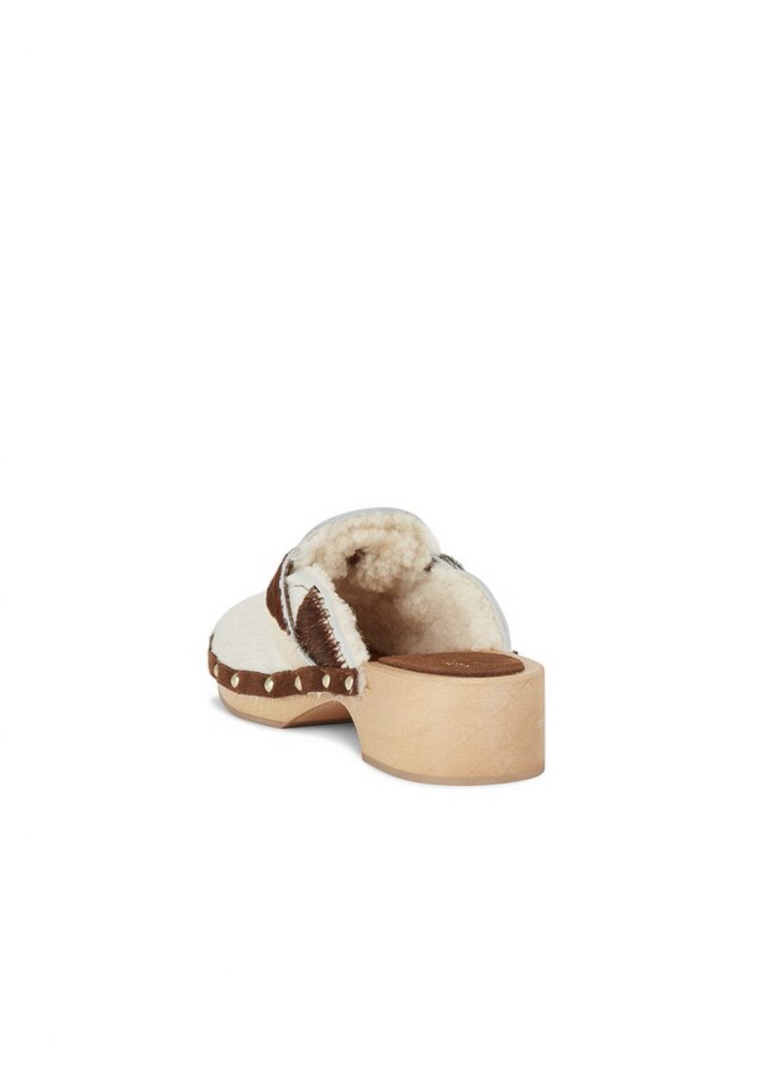 Kate Cate ALLEGRA CLOGS PONY COW In Linea