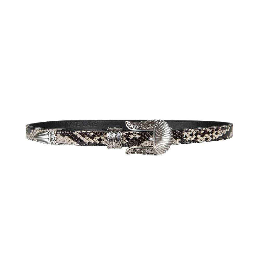 Kate Cate THIN KIM BELT PYTHON PRINTED CALFSKIN Negozi Online