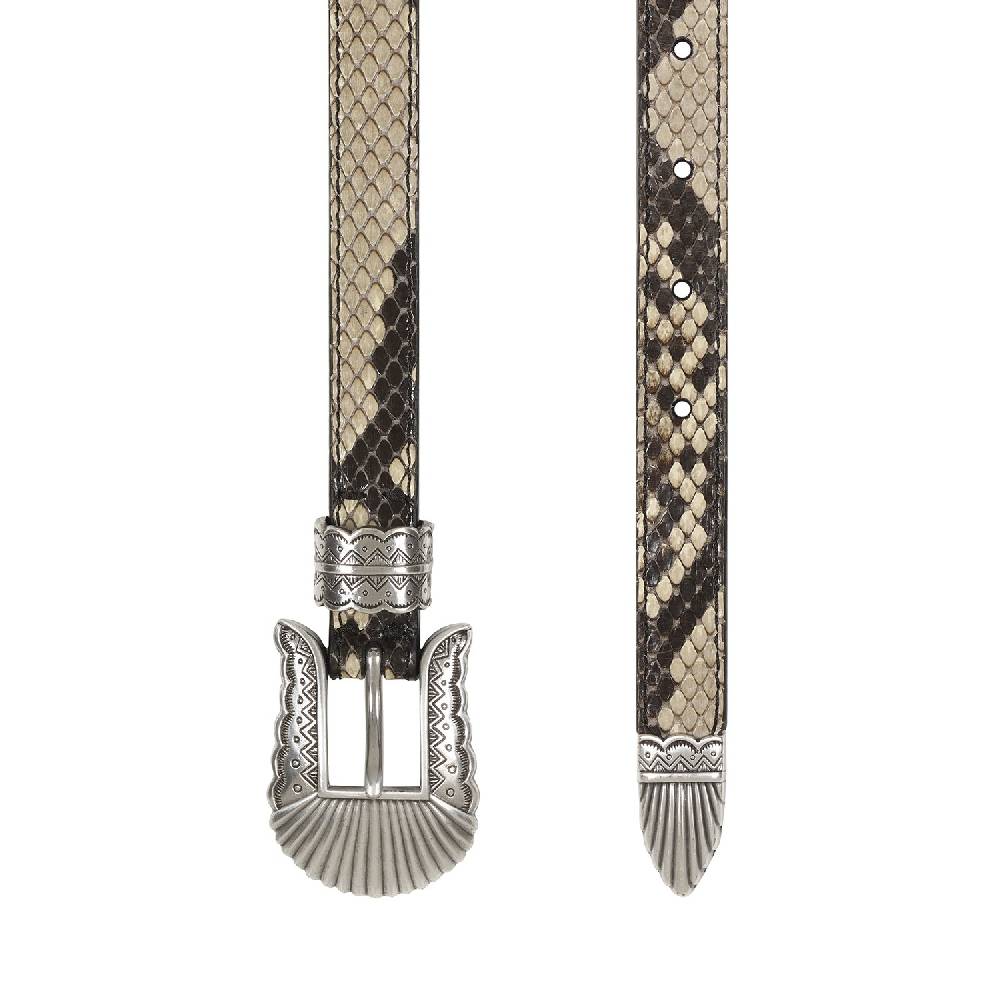 Kate Cate THIN KIM BELT PYTHON PRINTED CALFSKIN Negozi Online